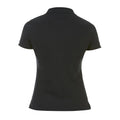 Black - Back - Canterbury Womens-Ladies Waimak Short Sleeve Pique Polo Shirt