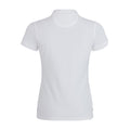 White - Back - Canterbury Womens-Ladies Waimak Short Sleeve Pique Polo Shirt