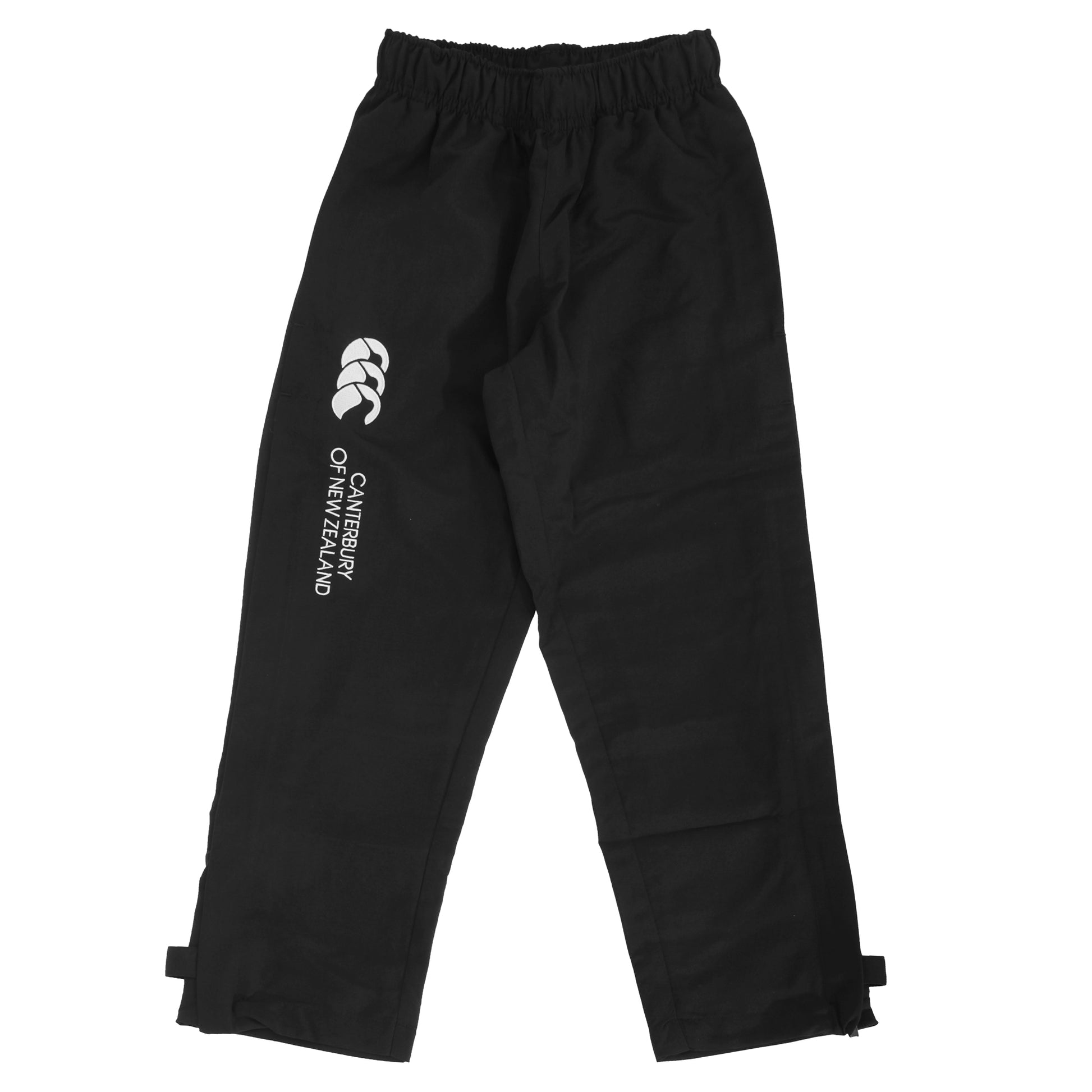 Black - Front - Canterbury Childrens Teens Stadium Elasticated Sports Trousers