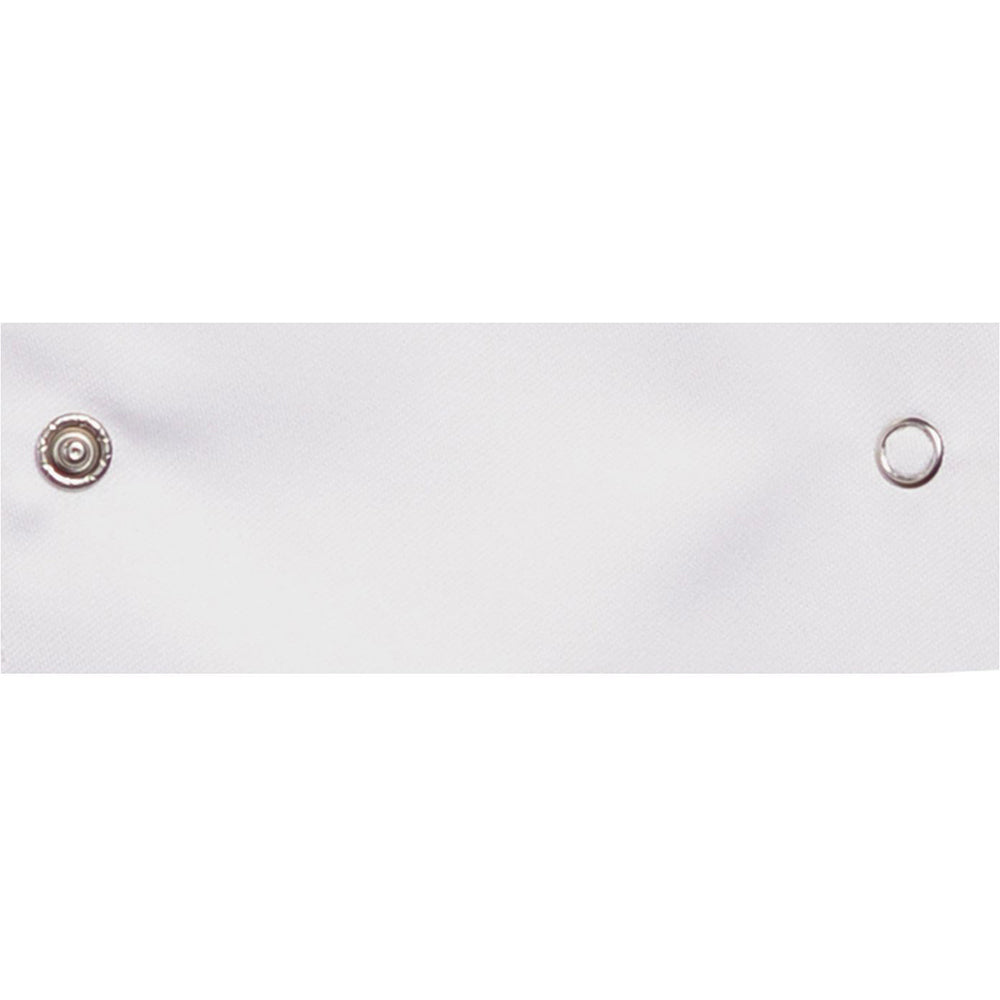 White - Back - AFD Adults Unisex Short Sleeve Chefs Jacket