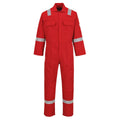 Red - Front - Portwest Bizweld Iona Flame Resistant Work Overall-Coverall