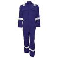 Navy - Front - Portwest Bizweld Iona Flame Resistant Work Overall-Coverall