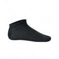 Black - Front - Kariban Proact Womens-Ladies Low Cut Bamboo Blend Sports Socks