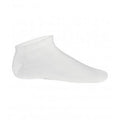 White - Front - Kariban Proact Womens-Ladies Low Cut Bamboo Blend Sports Socks