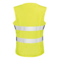 Fluorescent Yellow - Back - Result Core Womens-Ladies Sleeveless Hi Vis Vest