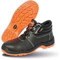 Black-Orange - Side - Result Mens Work-Guard Defence SBP Waterproof Leather Safety Boots