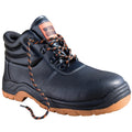 Black-Orange - Front - Result Mens Work-Guard Defence SBP Waterproof Leather Safety Boots