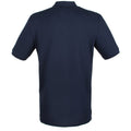 Oxford Navy - Back - Henbury Mens Modern Fit Cotton Pique Polo Shirt