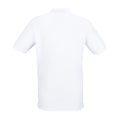 White - Back - Henbury Mens Modern Fit Cotton Pique Polo Shirt