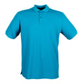 Sapphire - Front - Henbury Mens Modern Fit Cotton Pique Polo Shirt