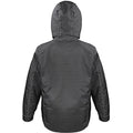 Black - Back - Result Mens Waterproof Denim Textured Rugged Jacket