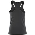 Black - Back - Spiro Womens-Ladies Impact Softex Sleeveless Fitness Vest Top