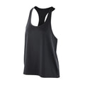 Black - Front - Spiro Womens-Ladies Impact Softex Tank Top