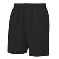 Jet Black - Front - AWDis Just Cool Childrens-Kids Sport Shorts