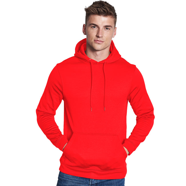 Fire Red - Back - AWDis Adults Unisex Polyester Sports Hoodie
