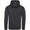 Jet Black - Back - AWDis Adults Unisex Polyester Sports Hoodie