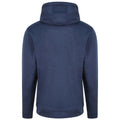 Blue Melange - Back - AWDis Adults Unisex Polyester Sports Hoodie