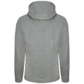 Grey Melange - Back - AWDis Adults Unisex Polyester Sports Hoodie