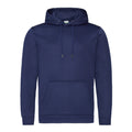 Oxford Navy - Front - AWDis Adults Unisex Polyester Sports Hoodie