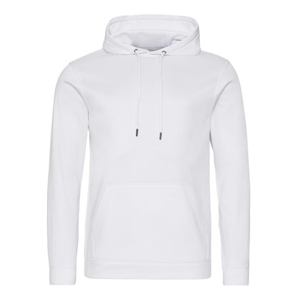 Arctic White - Front - AWDis Adults Unisex Polyester Sports Hoodie