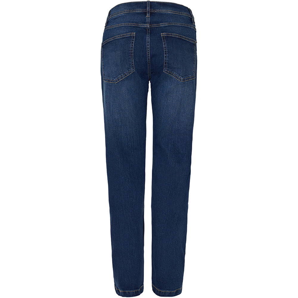 Dark Wash - Back - AWDis So Denim Mens Max Slim Fit Jeans