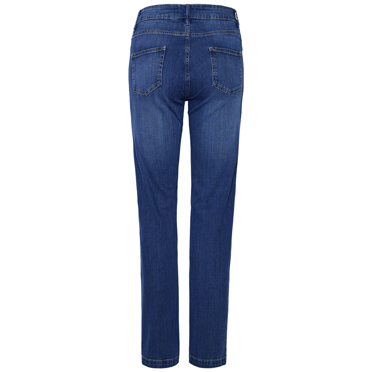Mid Wash - Back - AWDis So Denim Womens-Ladies Katy Straight Leg Jeans