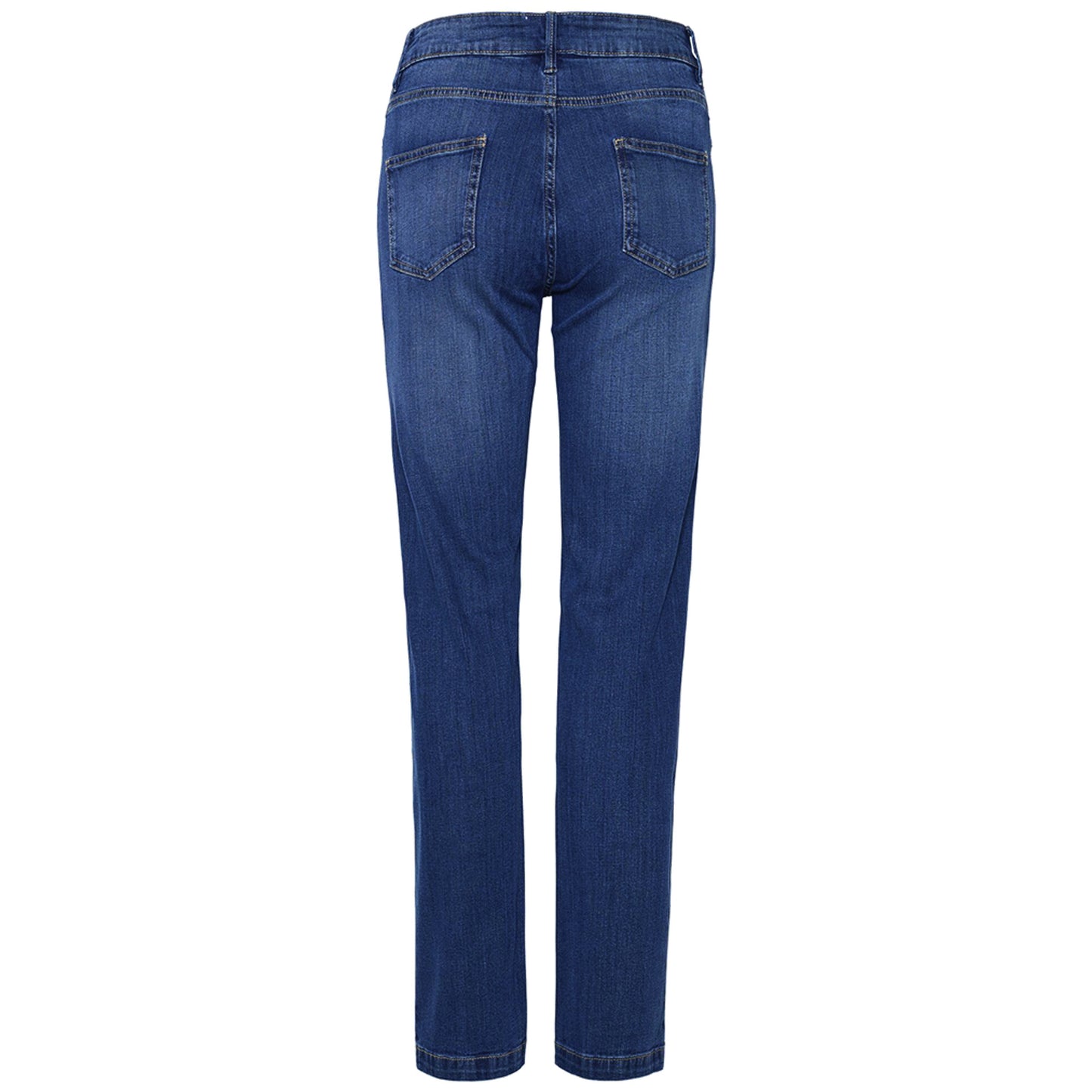Mid Wash - Back - AWDis So Denim Womens-Ladies Katy Straight Leg Jeans