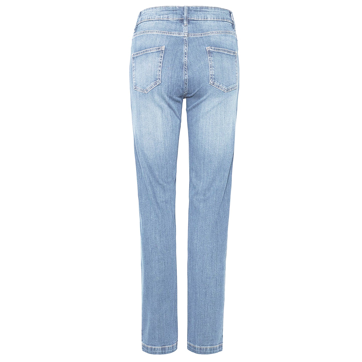 Light Wash - Back - AWDis So Denim Womens-Ladies Katy Straight Leg Jeans