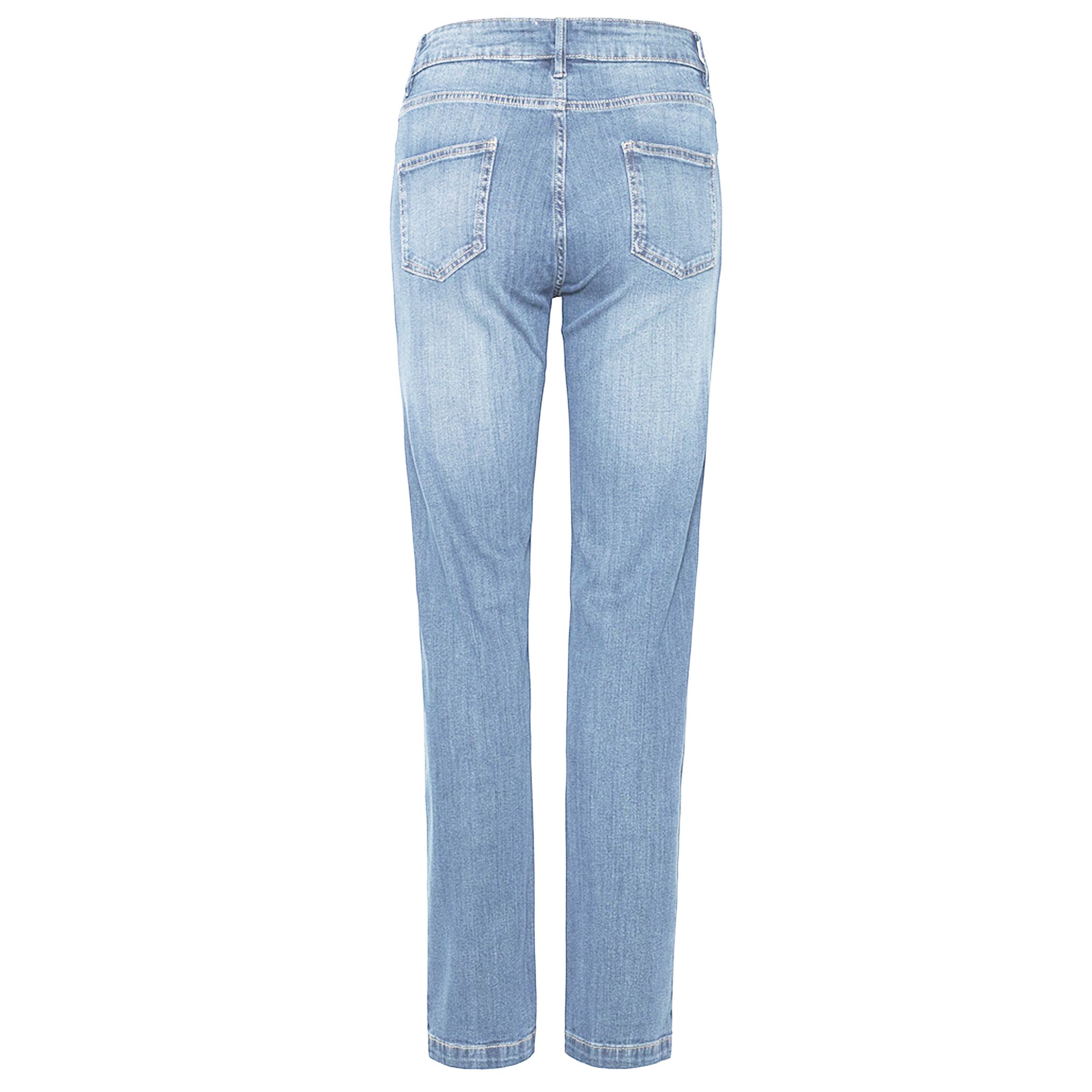 Light Wash - Back - AWDis So Denim Womens-Ladies Katy Straight Leg Jeans