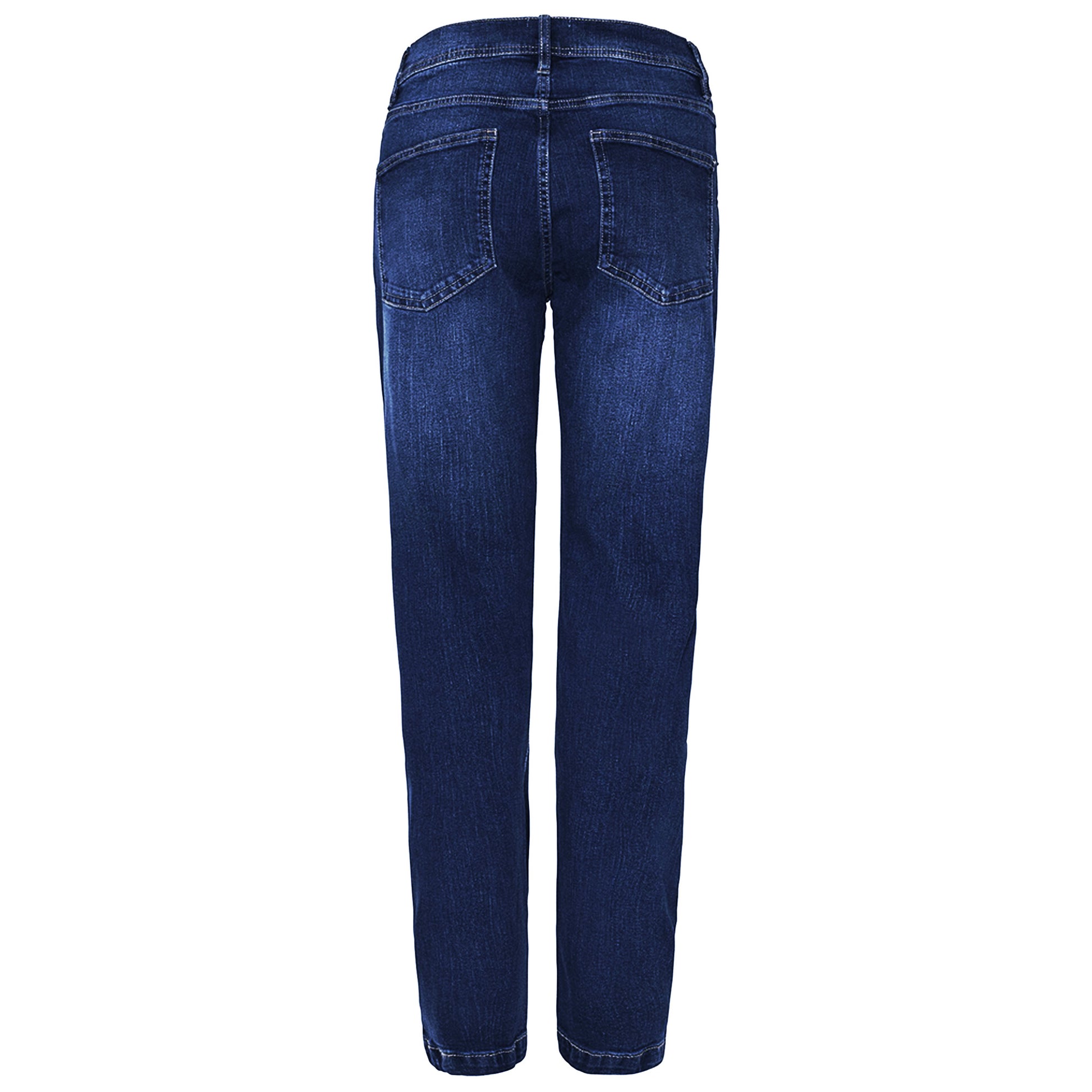 Dark Wash - Back - AWDis So Denim Womens-Ladies Katy Straight Leg Jeans