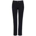 Black - Front - AWDis So Denim Womens-Ladies Katy Straight Leg Jeans