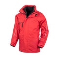 Red - Front - Result Core Mens Printable 3-In-1 Transit Jacket