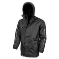 Black - Front - Result Core Mens Printable 3-In-1 Transit Jacket