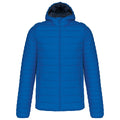 Light Royal - Front - Kariban Mens Lightweight Hooded Down Jacket