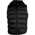 Black - Back - Kariban Mens Quilted Lightweight Down Bodywarmer