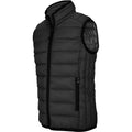 Black - Side - Kariban Mens Quilted Lightweight Down Bodywarmer