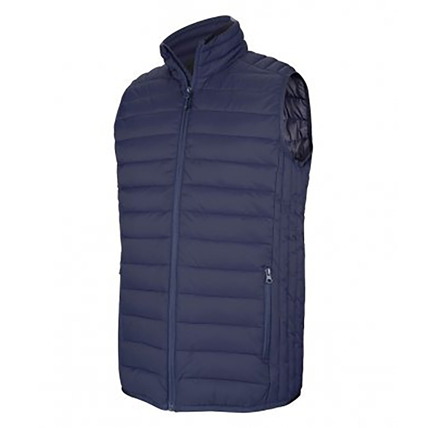 Navy - Front - Kariban Mens Quilted Lightweight Down Bodywarmer