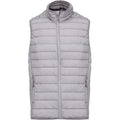 Marl Silver - Front - Kariban Mens Quilted Lightweight Down Bodywarmer