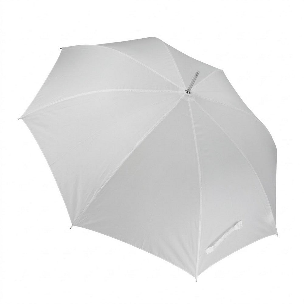 White - Front - Kimood Automatic Opening Transparent Dome Umbrella