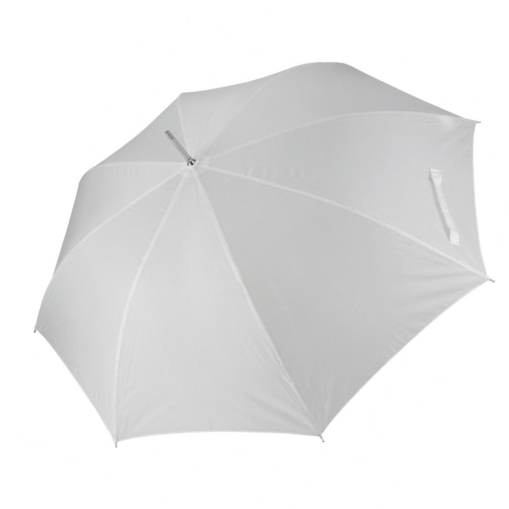 White - Back - Kimood Automatic Opening Transparent Dome Umbrella
