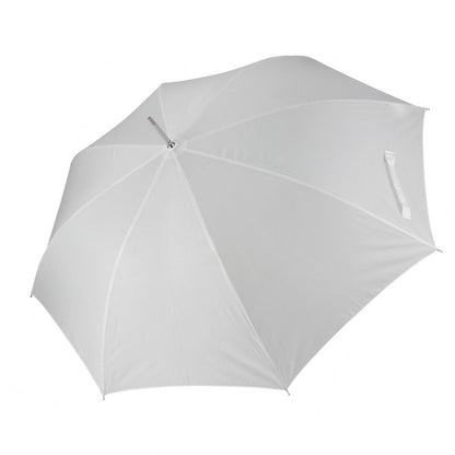 White - Back - Kimood Automatic Opening Transparent Dome Umbrella