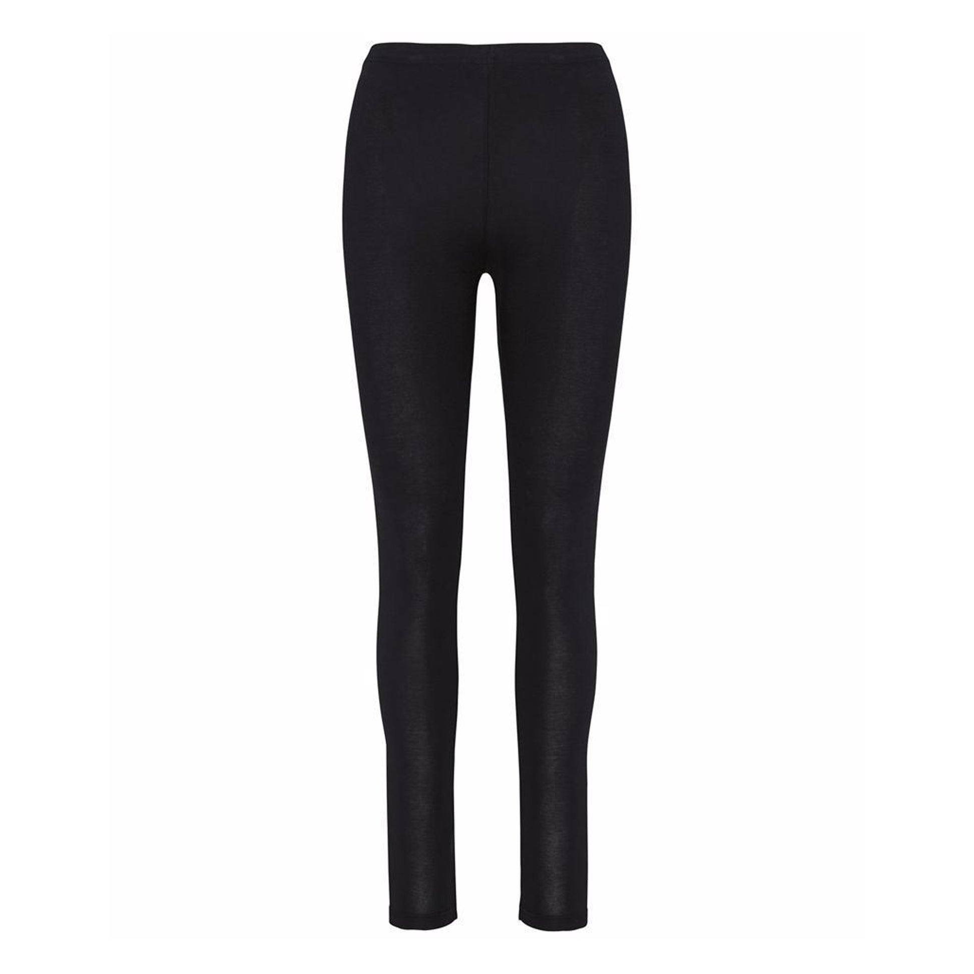 Black - Back - Proact Womens-Ladies Elasticated Athletic Leggings