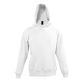 White - Front - SOLS Childrens-Kids Slam Hooded Sweatshirt