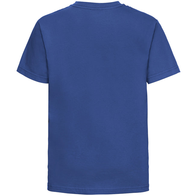 Bright Royal - Side - Russell Childrens-Kids Slim Short Sleeve T-Shirt