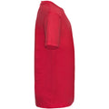 Classic Red - Side - Russell Childrens-Kids Slim Short Sleeve T-Shirt