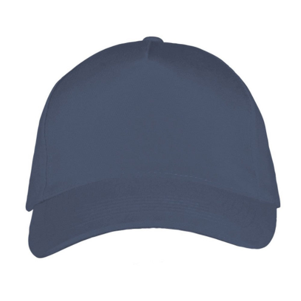 Denim - Back - SOLS Unisex Long Beach Cap