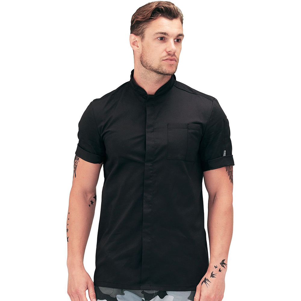 Black-Black - Back - Le Chef Unisex ThermoCool Chefs Prep Jacket