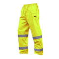Fluorescent Yellow - Front - Warrior Mens Seattle High Visibility Safety Trousers
