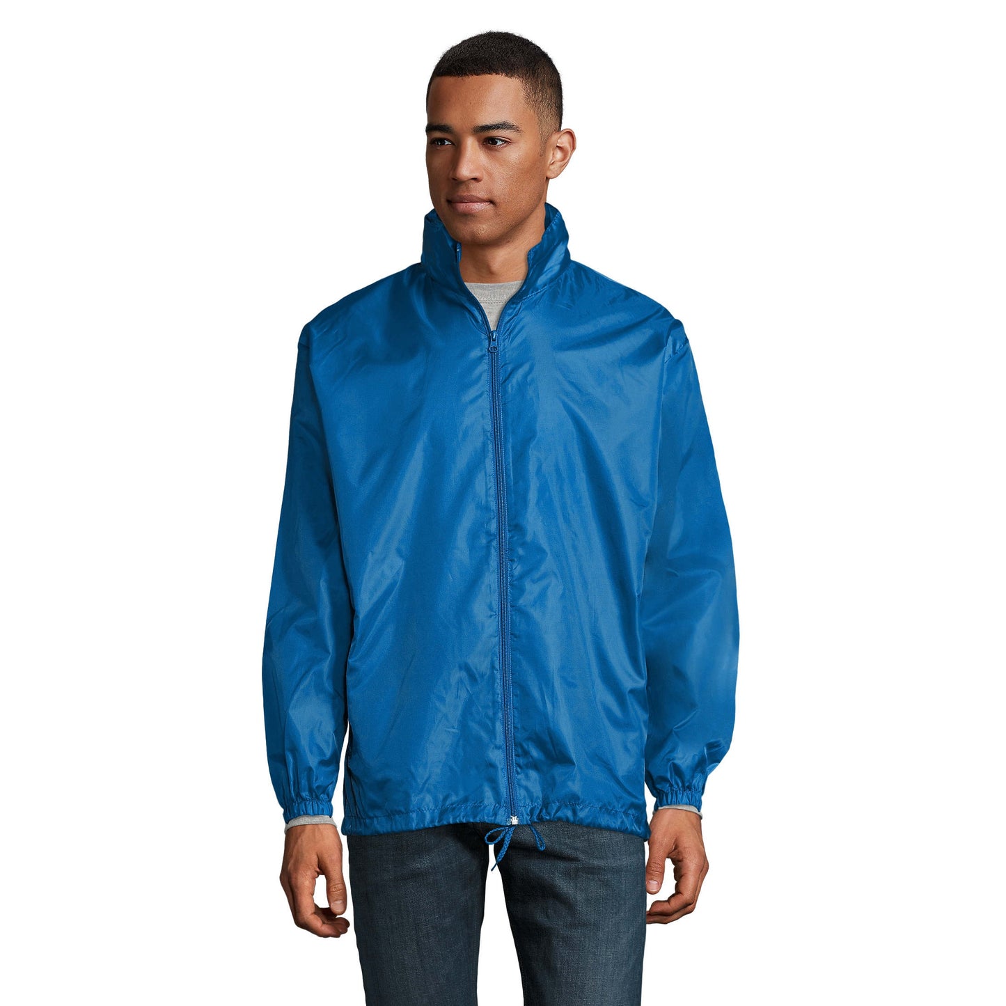 Royal Blue - Back - SOLS Unisex Shift Showerproof Windbreaker Jacket