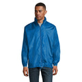 Royal Blue - Back - SOLS Unisex Shift Showerproof Windbreaker Jacket